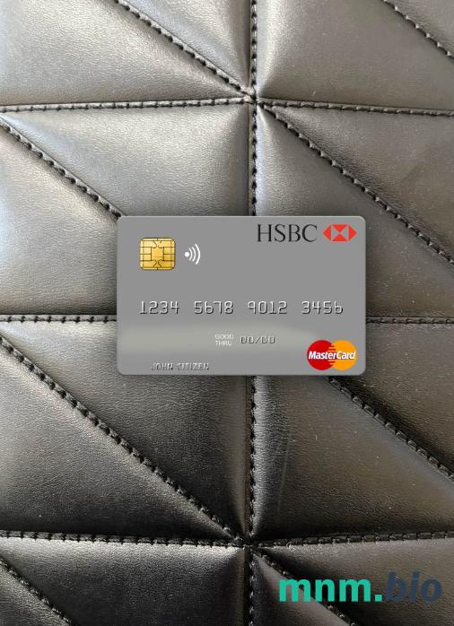 Turkey HSBC bank wygląd zdjęcia mastercard skan PSD + zdjęcie